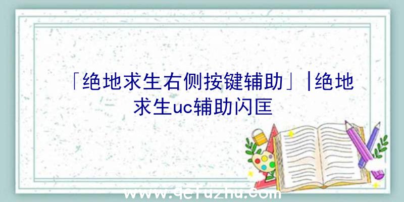 「绝地求生右侧按键辅助」|绝地求生uc辅助闪匡